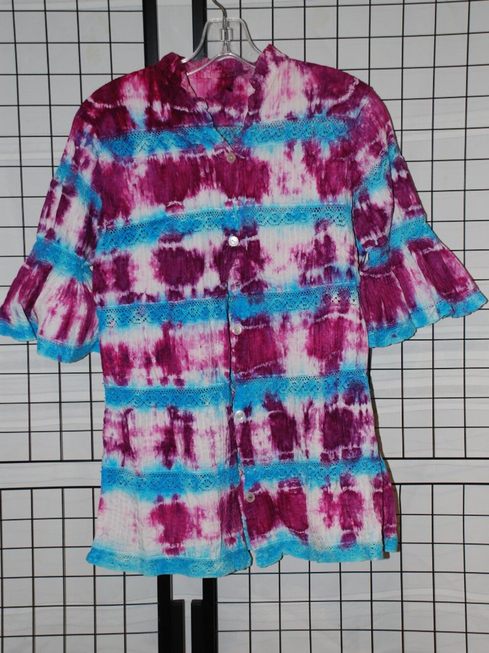 TIE DYE BUTTON DOWN